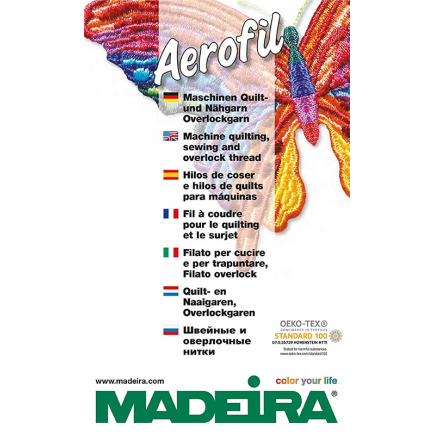 Carte de coloris Madeira Aerofil 120