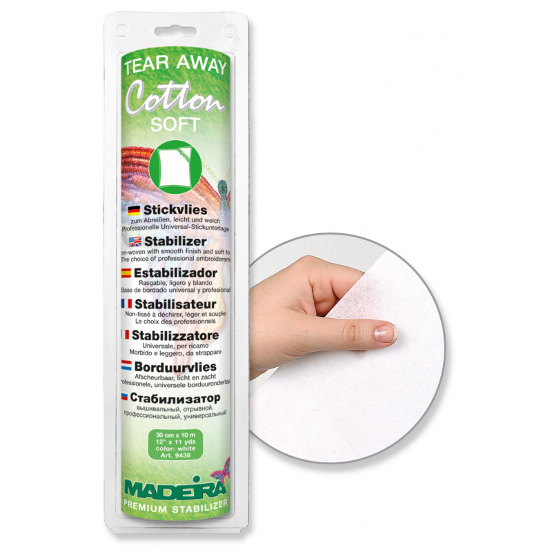 Stabilisateur Madeira Cotton Soft | 30cm x 10m