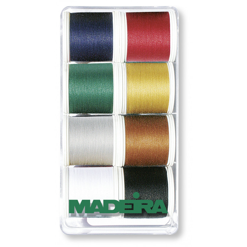Assortiment fil à coudre Madeira Aerofil 120 | 8 x 400m
