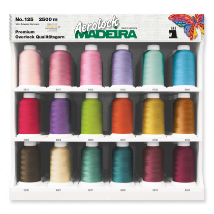 Présentoir Aerolock 2500M DX2 - 18 couleurs - 72 cônes