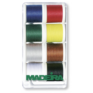 Assortiment fil à coudre extra-fort Madeira Aerofil 120 | 8 x 100m
