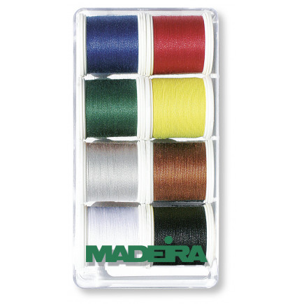 Assortiment fil à coudre extra-fort Madeira Aerofil 120 | 8 x 100m