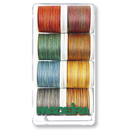 Assortiment fils à coudre Multico Madeira Aerofil 120 | 8 x 400m